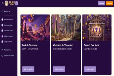 Julius Casino Bonus - Promotions